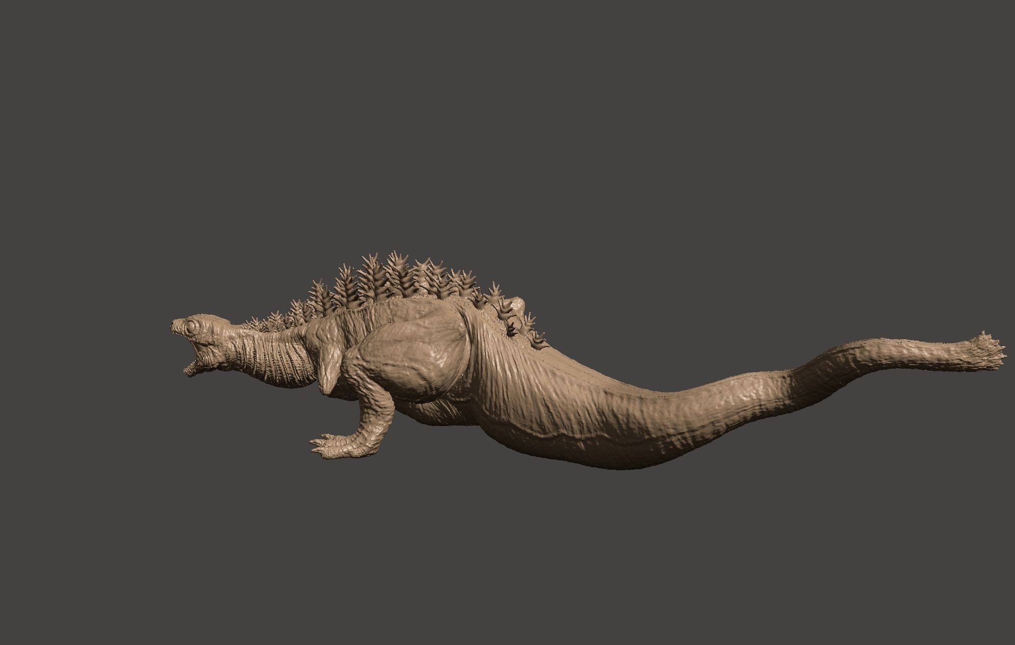 KAMATA KUN SHIN GODZILLA 2nd Form Kaiju - Ultra Detailed 3D STL 3D print model_25