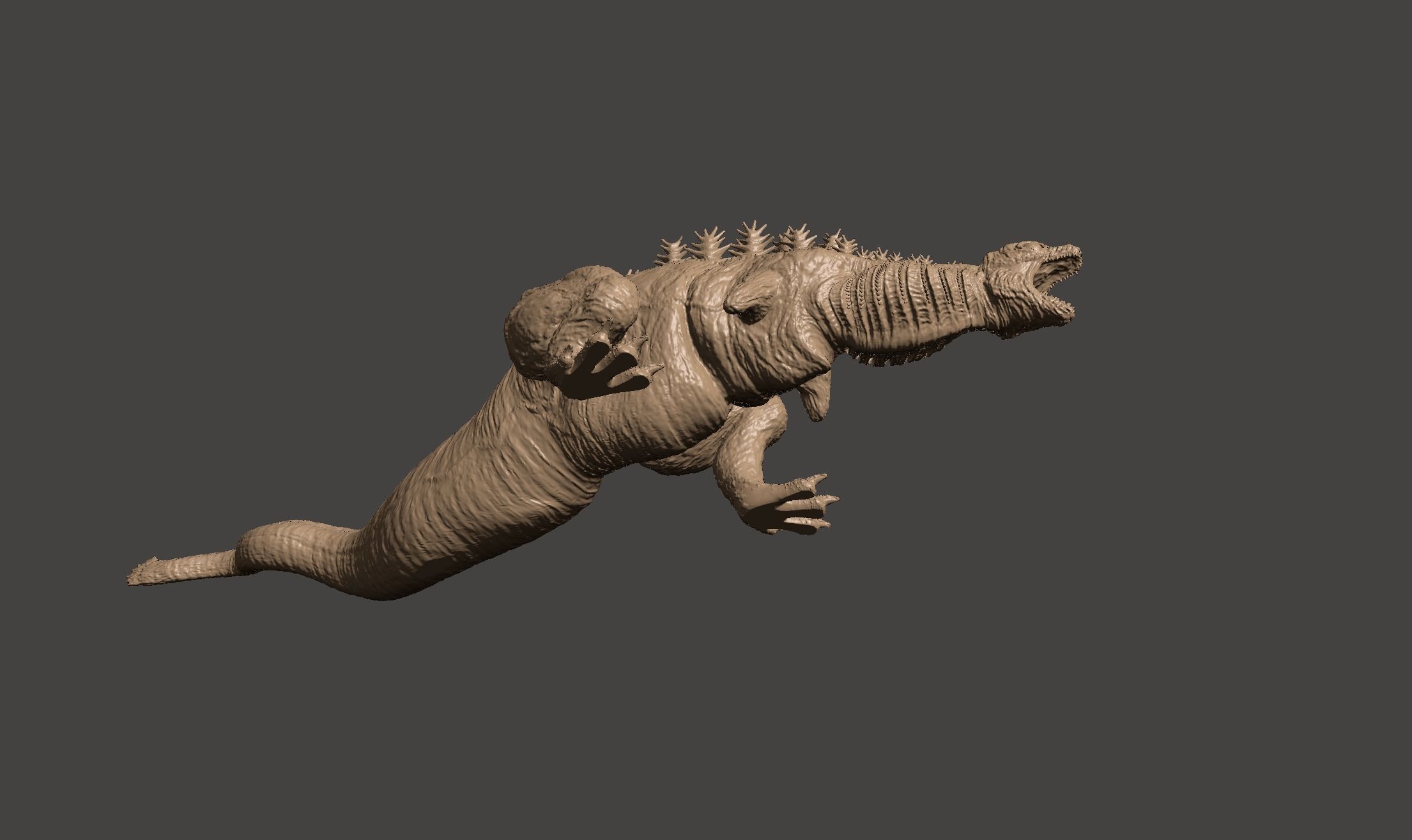 KAMATA KUN SHIN GODZILLA 2nd Form Kaiju - Ultra Detailed 3D STL 3D print model_39