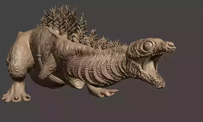 KAMATA KUN SHIN GODZILLA 2nd Form Kaiju - Ultra Detailed 3D STL 3D print model
