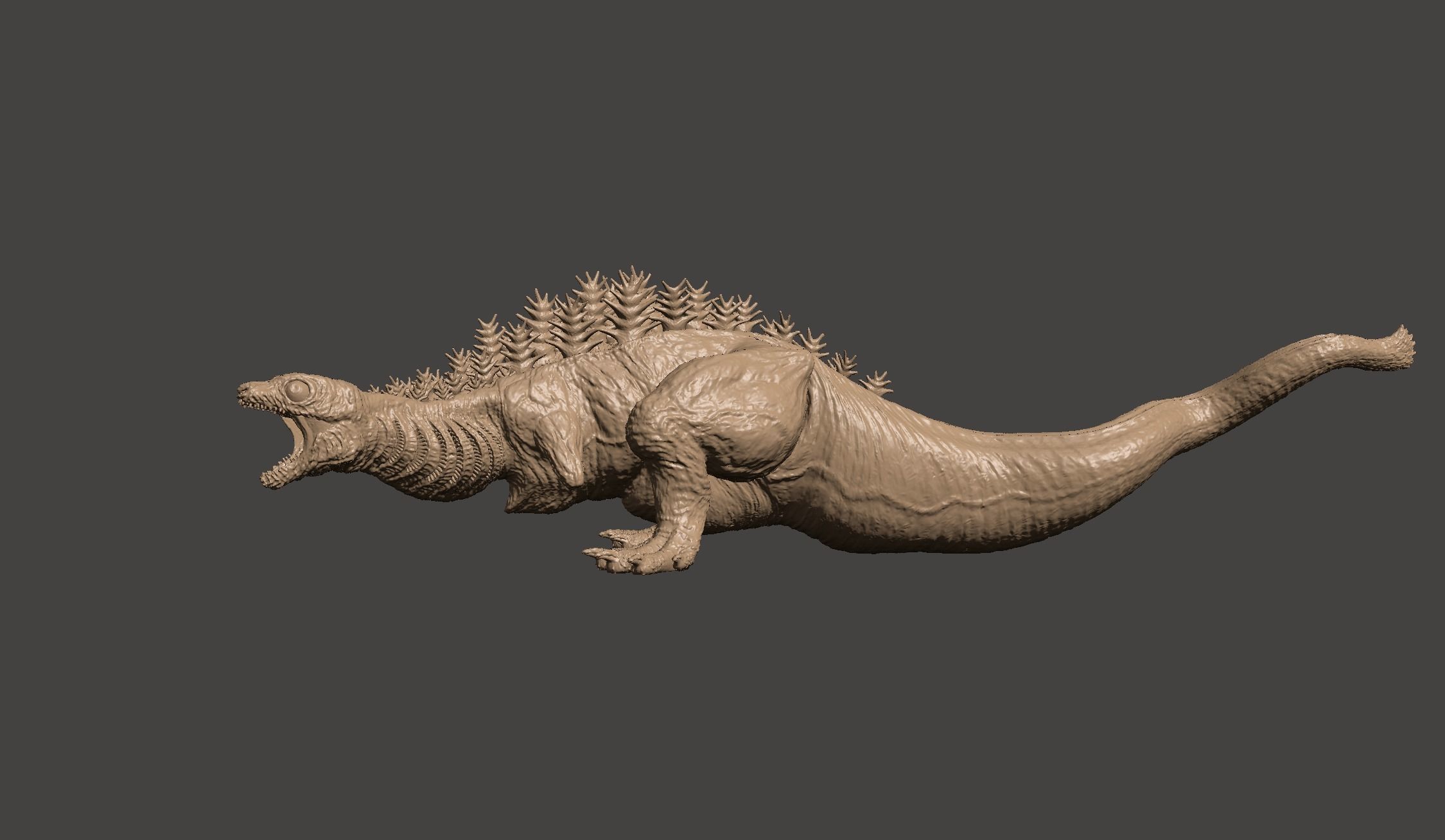 KAMATA KUN SHIN GODZILLA 2nd Form Kaiju - Ultra Detailed 3D STL 3D print model_35