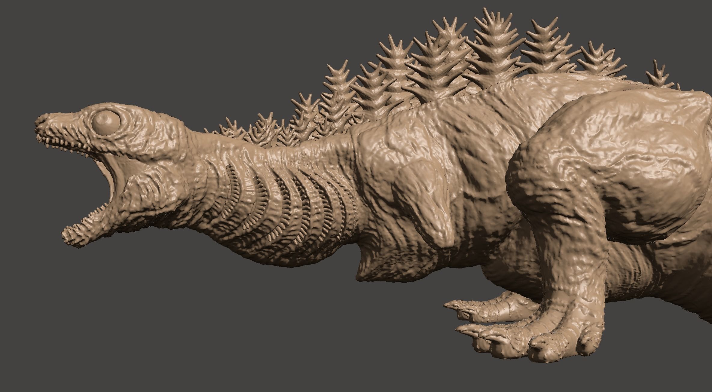 KAMATA KUN SHIN GODZILLA 2nd Form Kaiju - Ultra Detailed 3D STL 3D print model_22