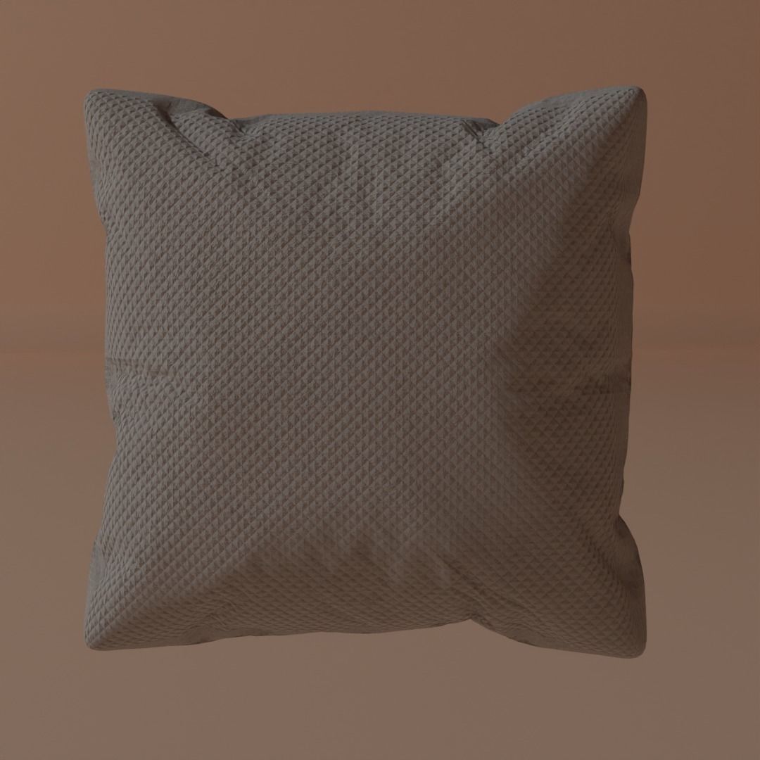 Beige sofa 3D model_5
