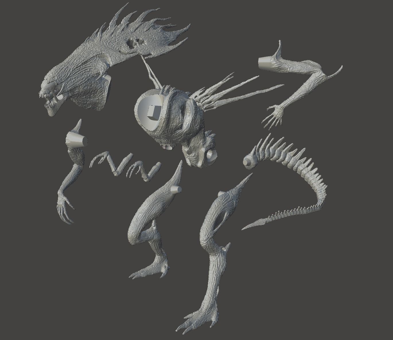 GAMEQRAFT XENOMORPH STL COLLECTION _36
