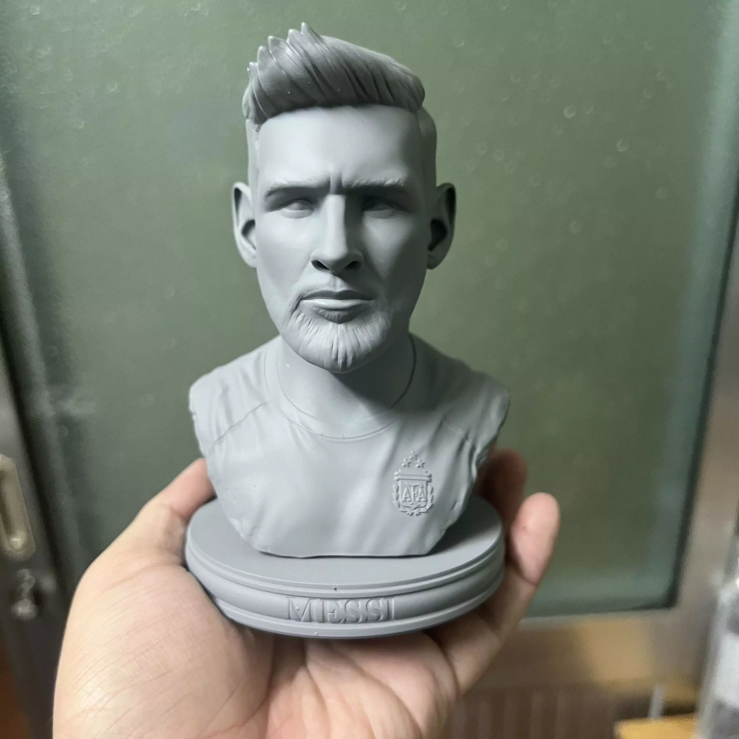 Messi bottle opener 3D print model_0