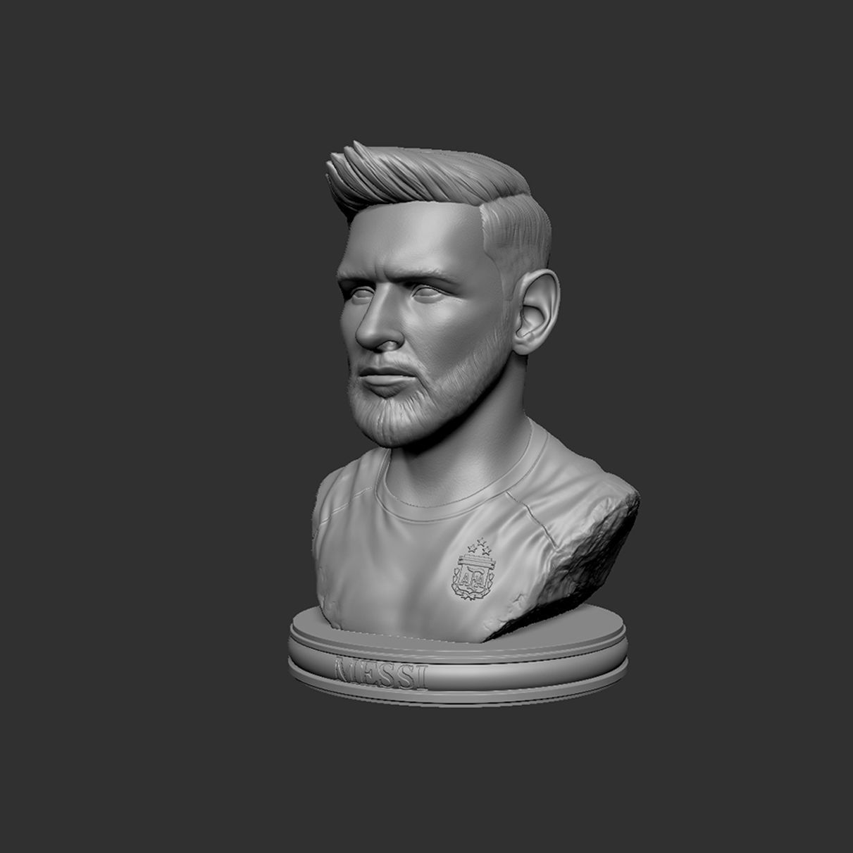 Messi bottle opener 3D print model_10