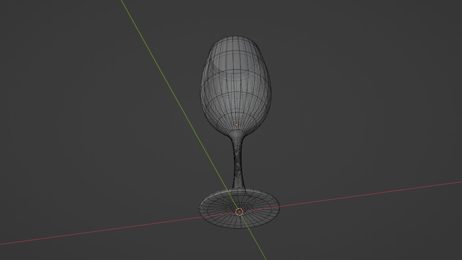 Red Wine Glass 3D Model - Standard Size 3D model_5