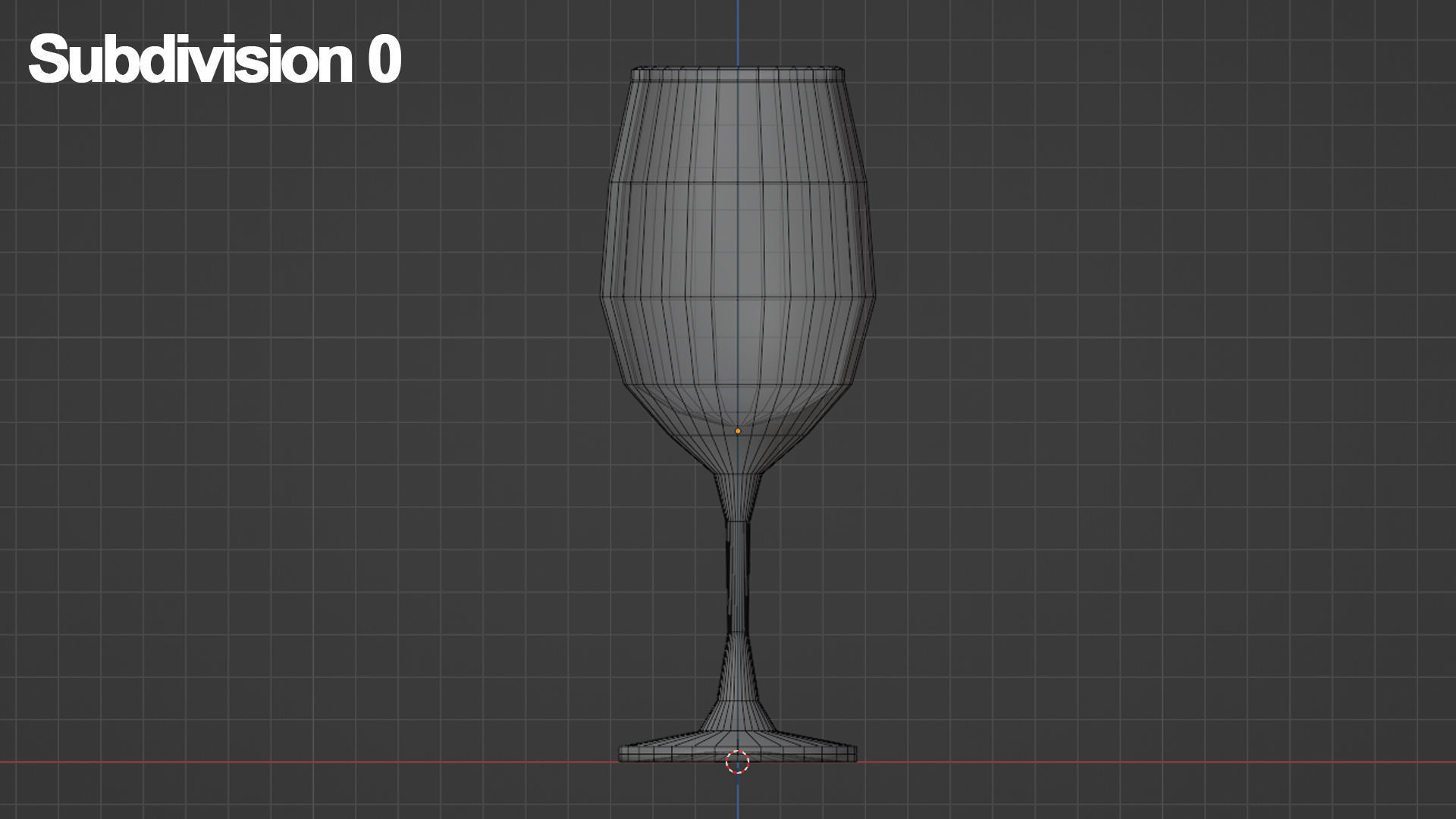 Red Wine Glass 3D Model - Standard Size 3D model_2