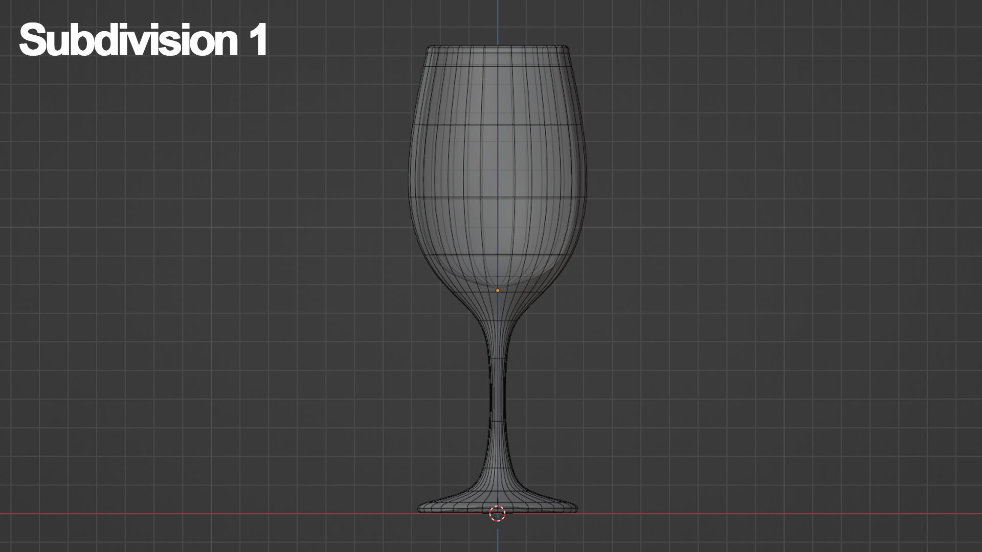 Red Wine Glass 3D Model - Standard Size 3D model_3