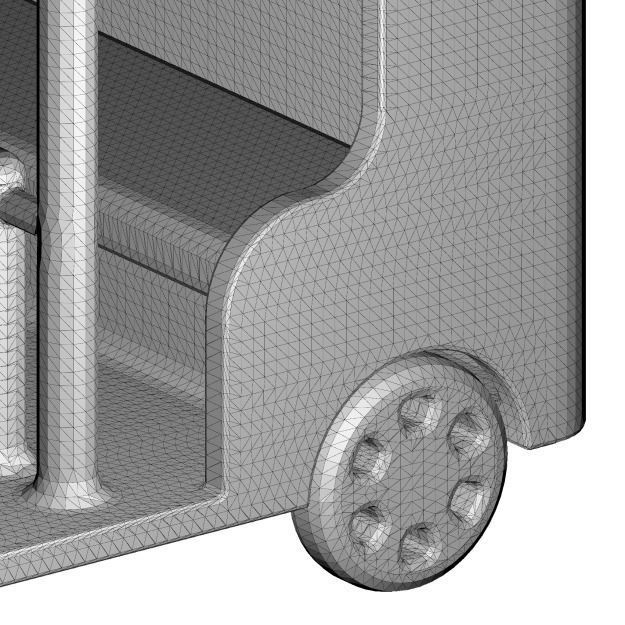 Kids Auto Rickshaw Toy 3D model_7