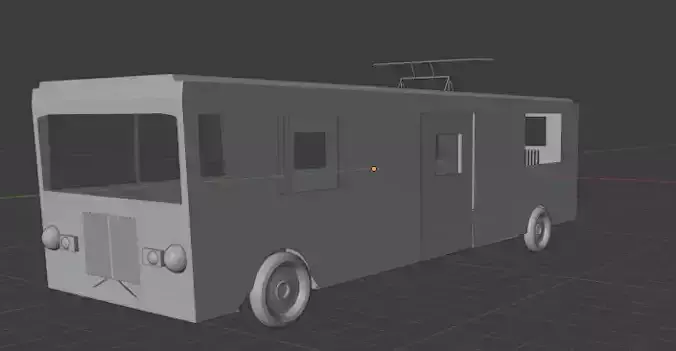 Old Electric City Bus