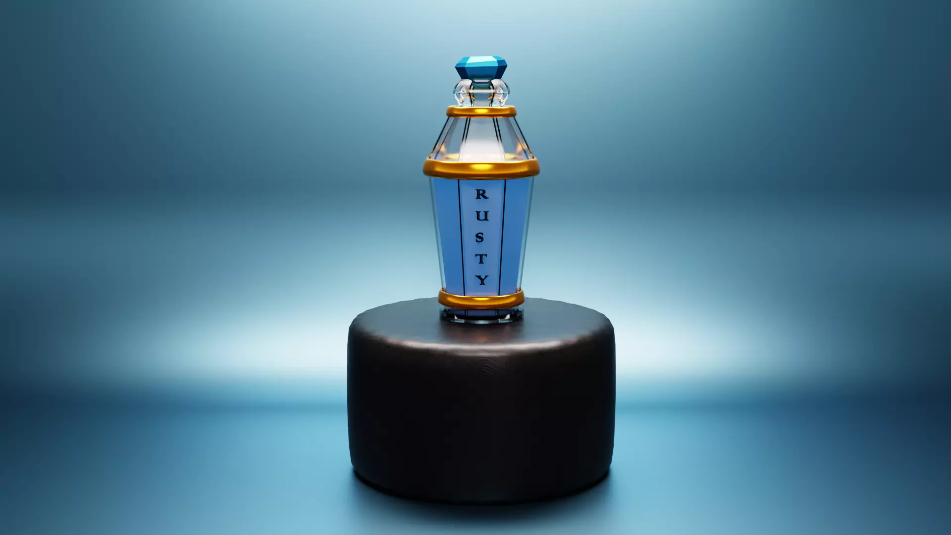 Concept Perfume bottle 3D model_0
