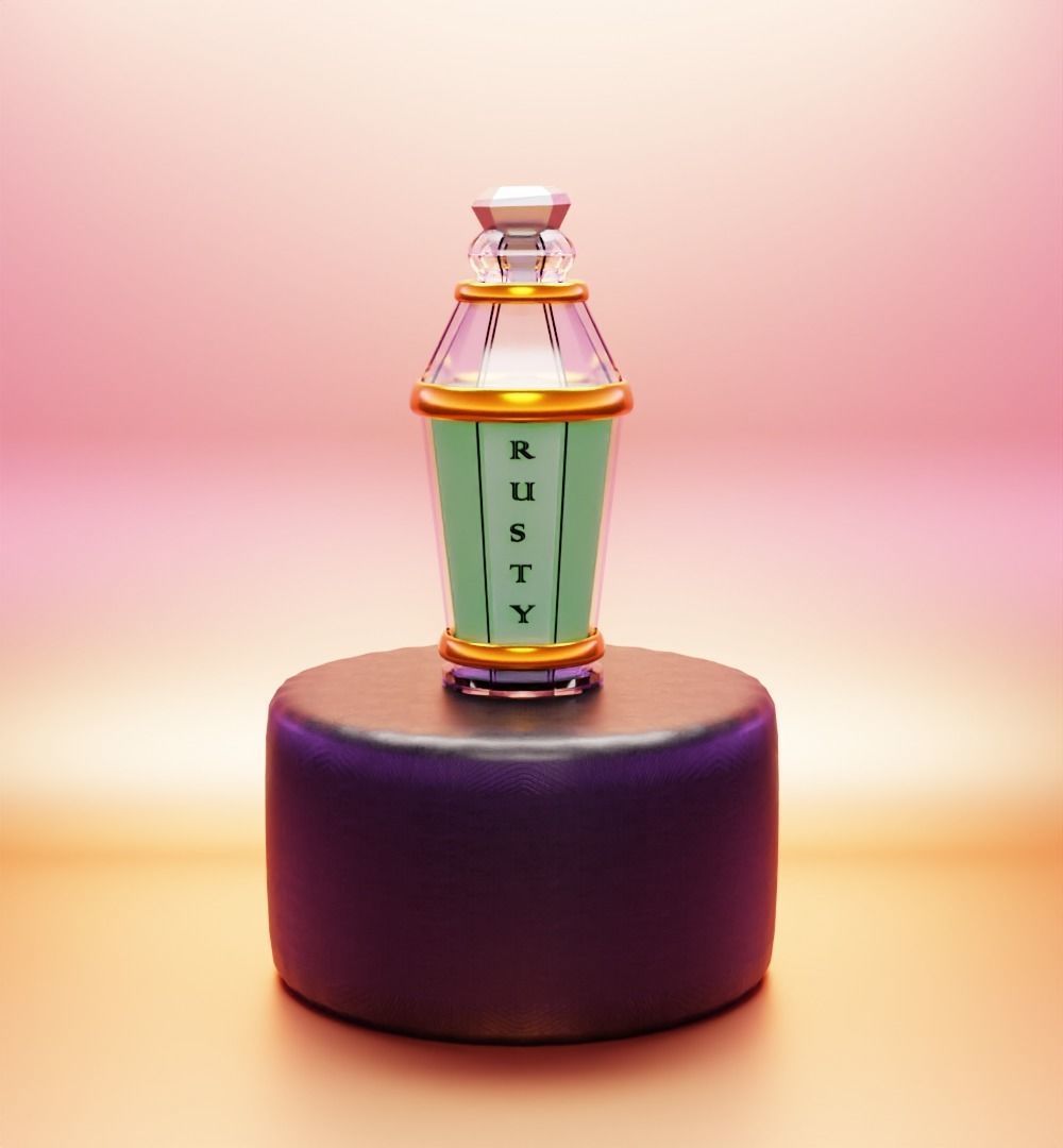Concept Perfume bottle 3D model_13