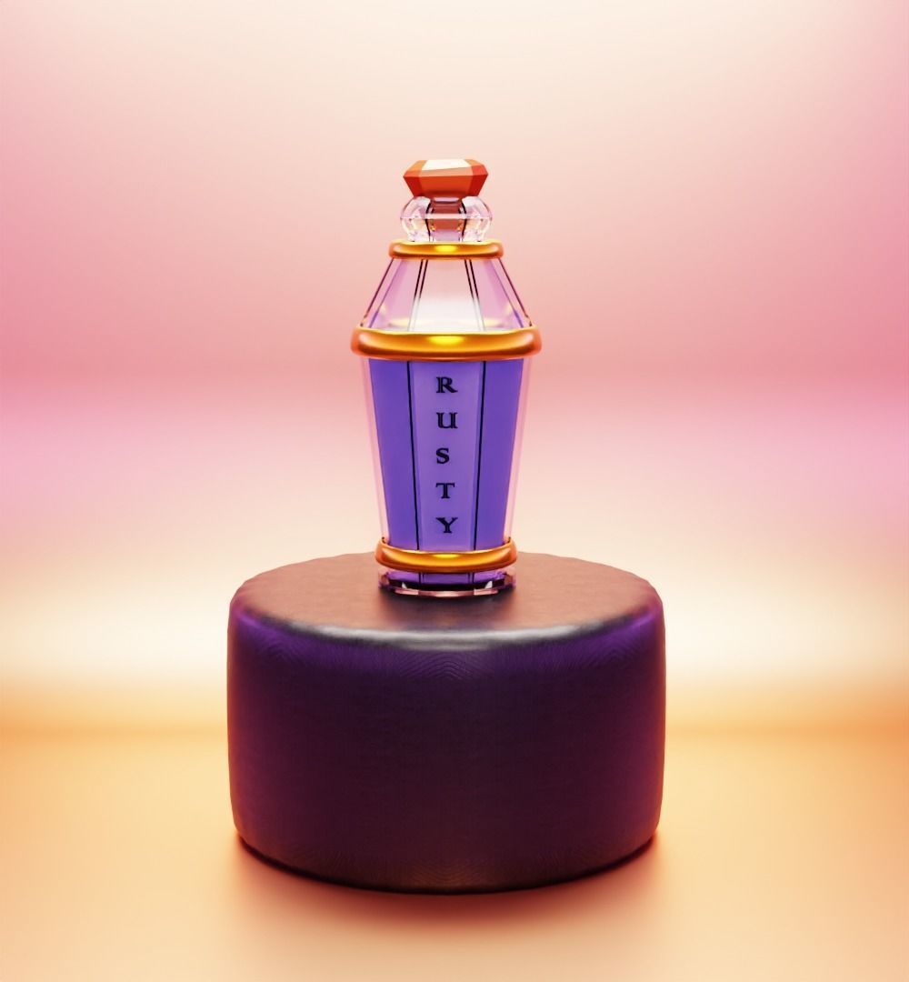 Concept Perfume bottle 3D model_11