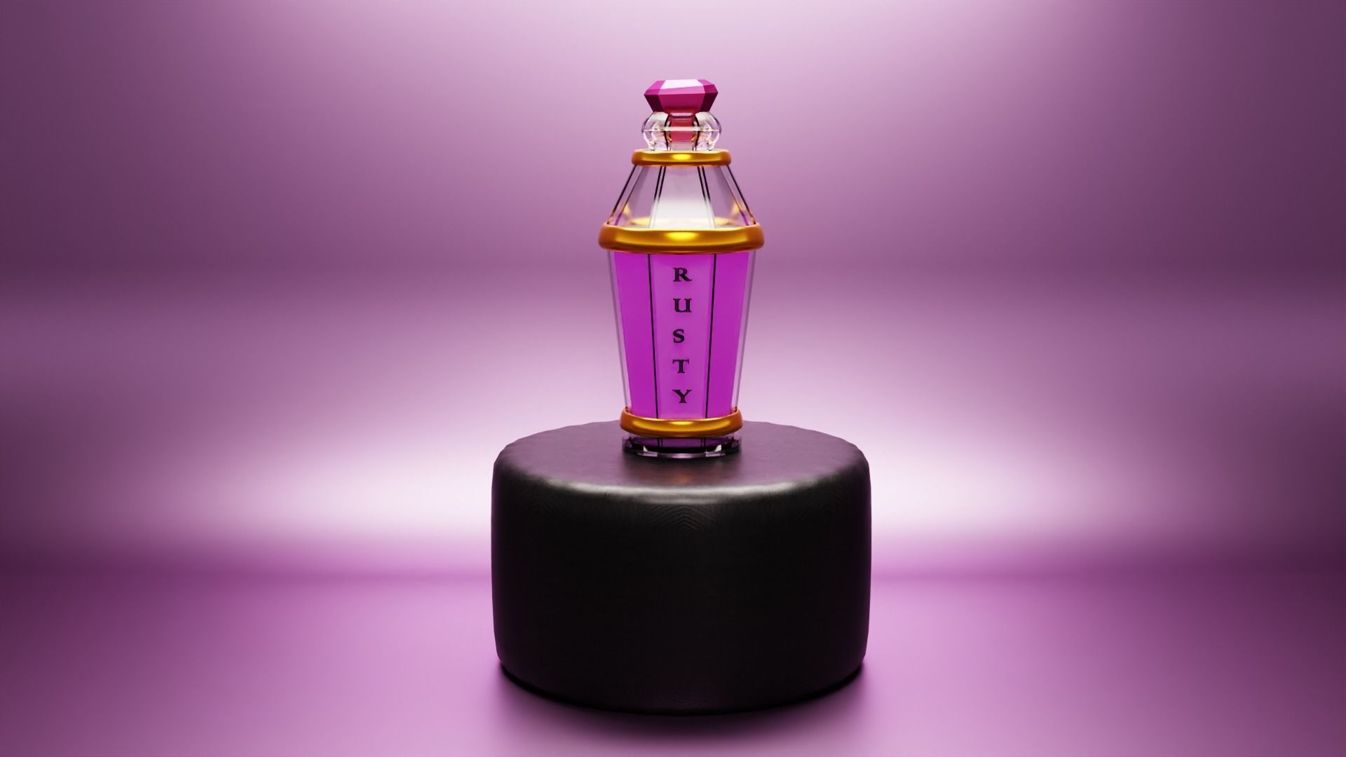 Concept Perfume bottle 3D model_8