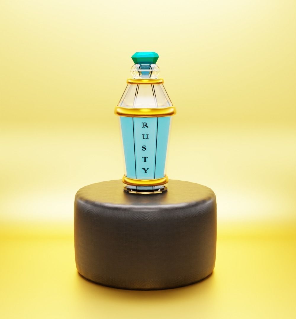 Concept Perfume bottle 3D model_5