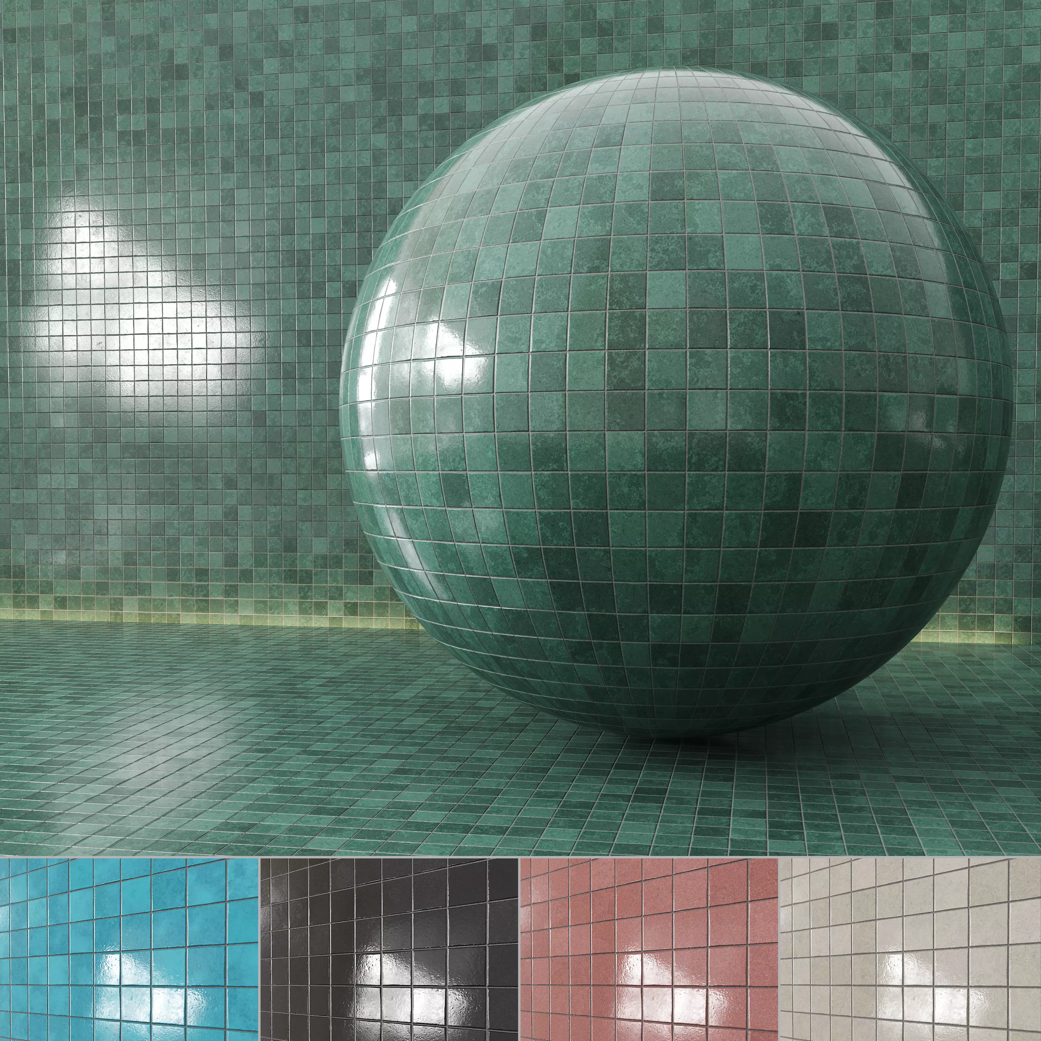 Wall Tiles Material Set 02 Texture