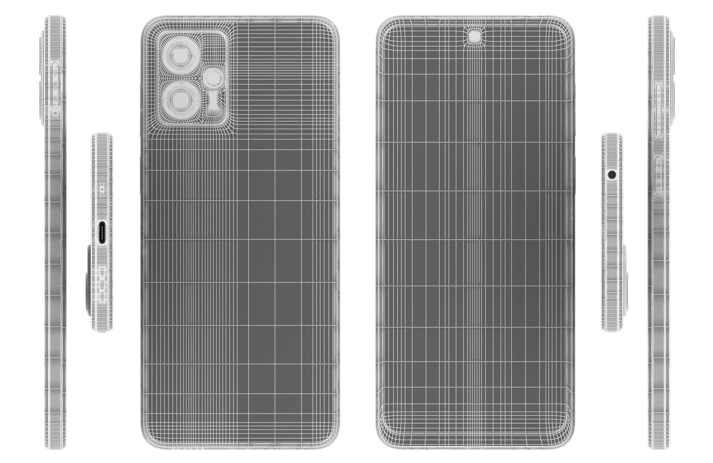 Motorola Moto G13 All Colors 3D model_32