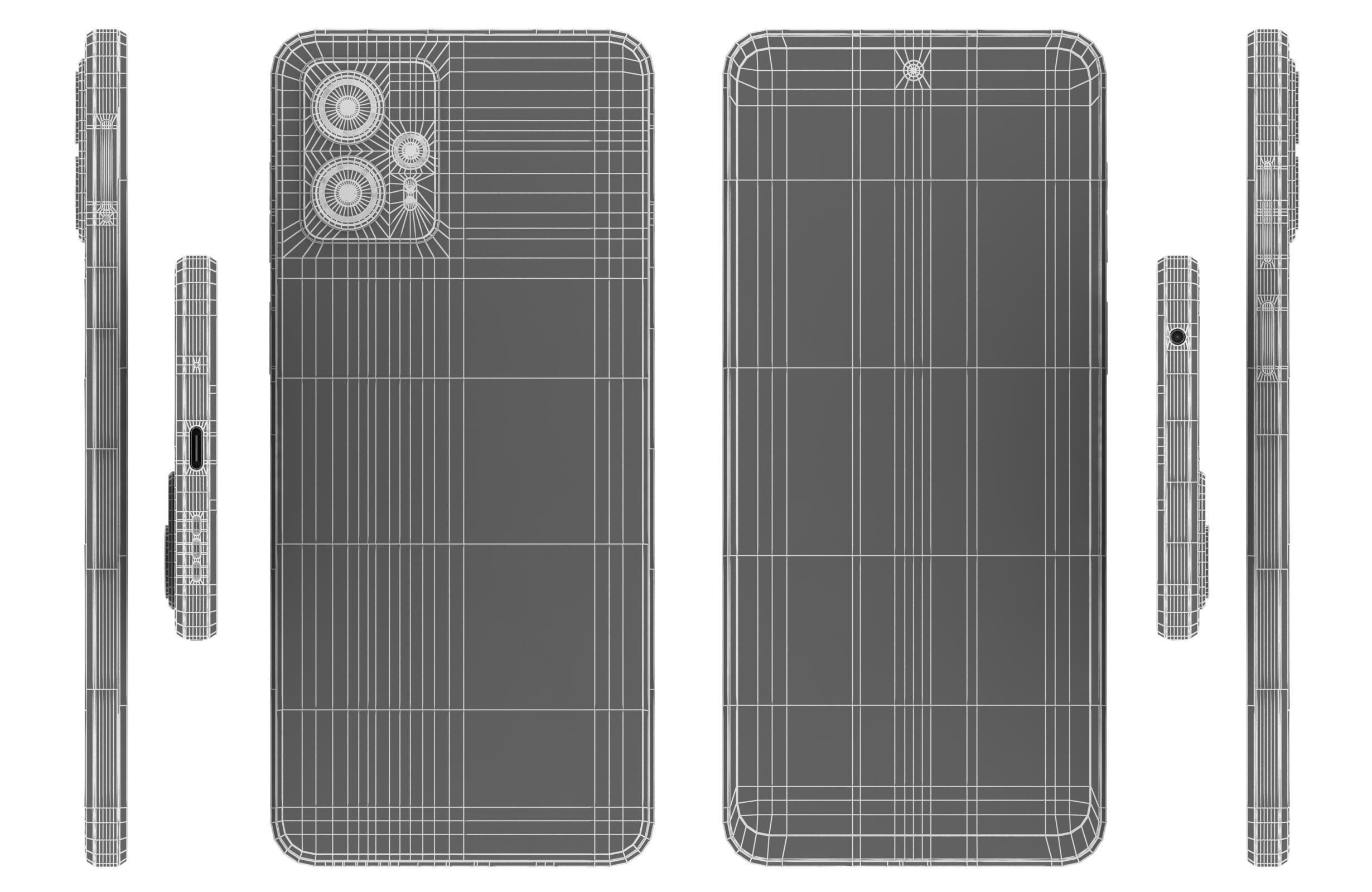 Motorola Moto G13 All Colors 3D model_31