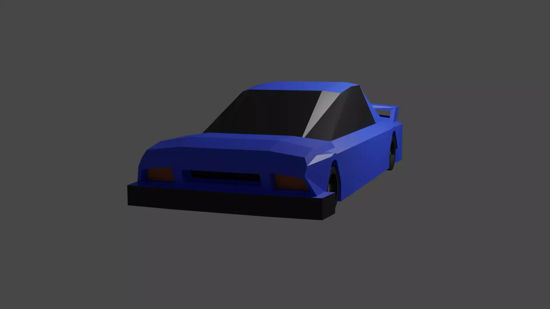 low poly car Free low-poly 3D model
