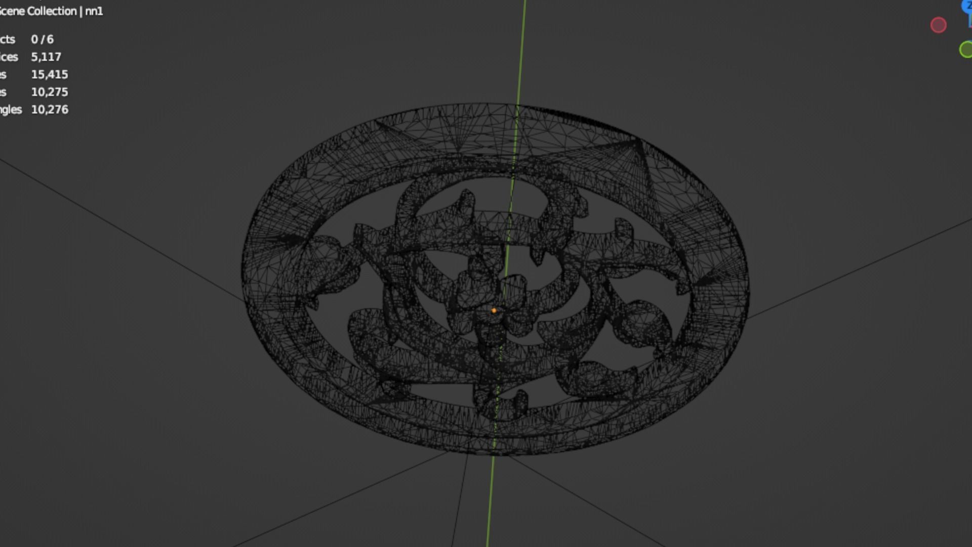 Classic decor ornament 262 3D model_5