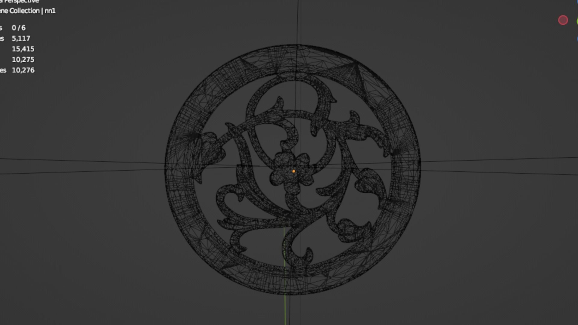 Classic decor ornament 262 3D model_6