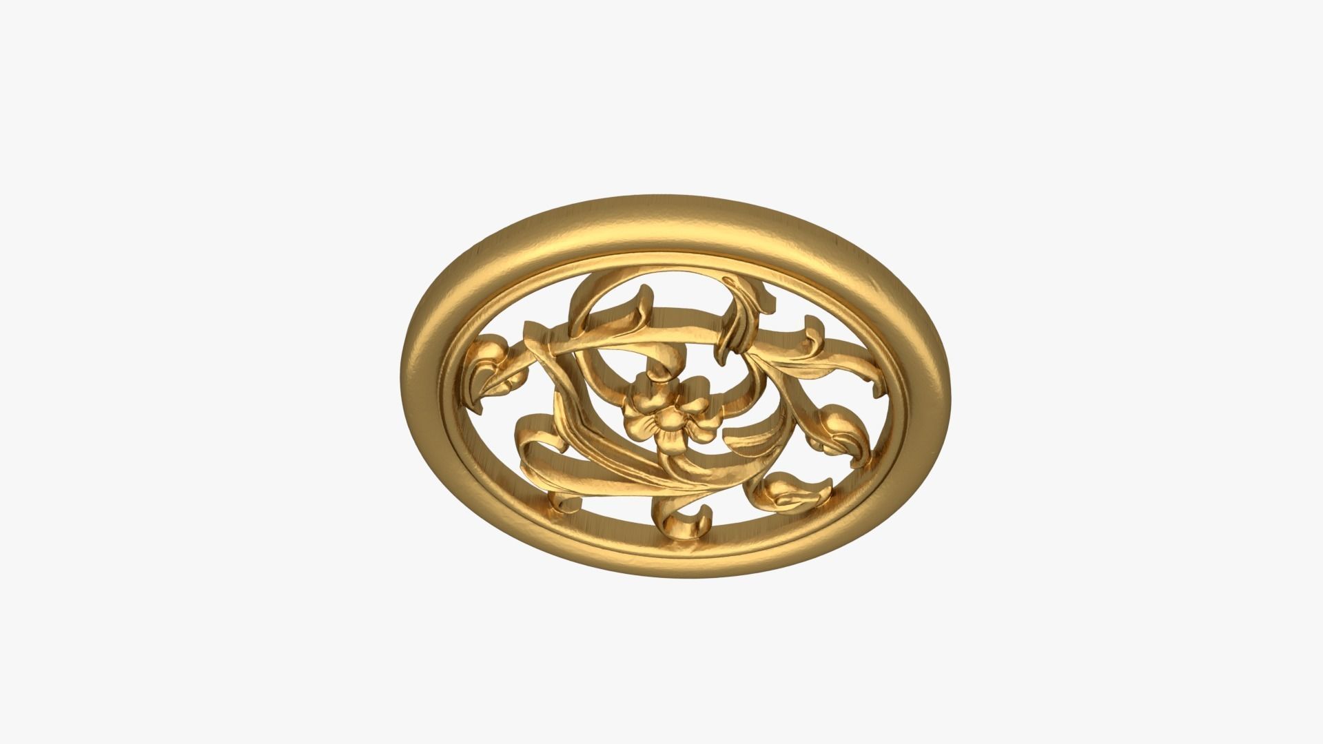 Classic decor ornament 262 3D model_4