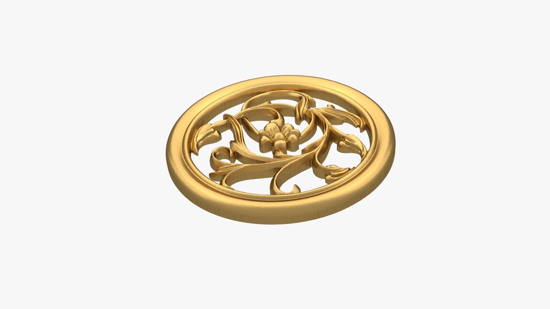 Classic decor ornament 262 3D model_3