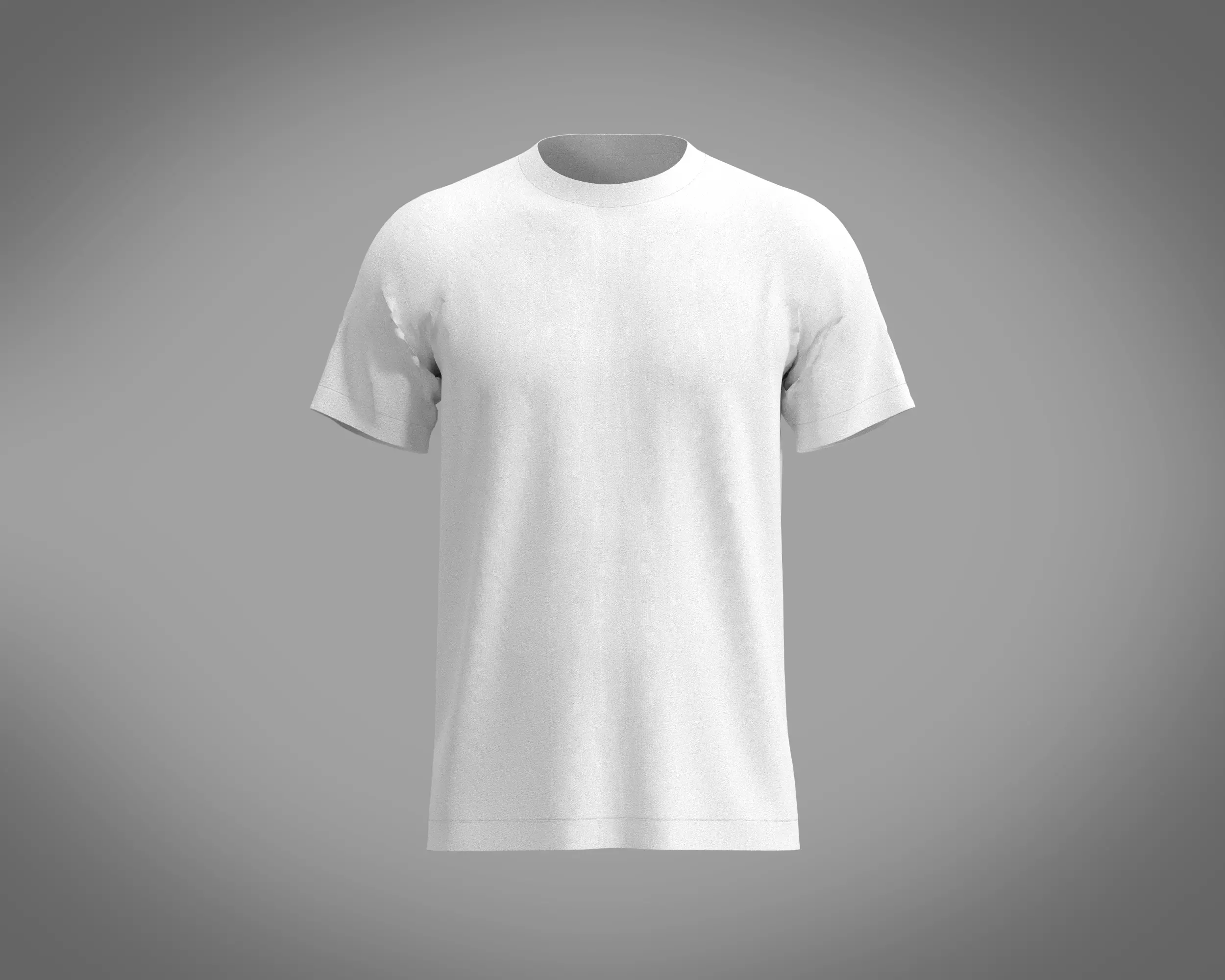 Regular Basic T-Shirt For Meta Low-poly 3D model_0