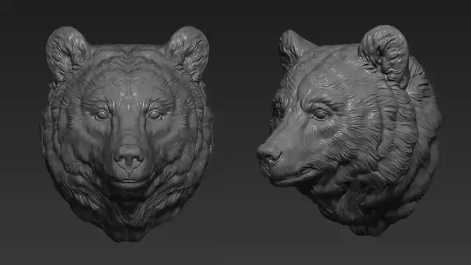 Bear brown 3D print model