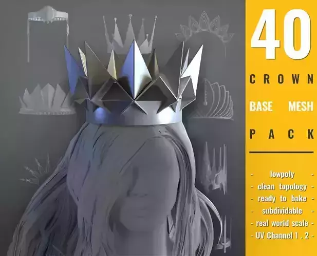 40 Crown BASE MESHE