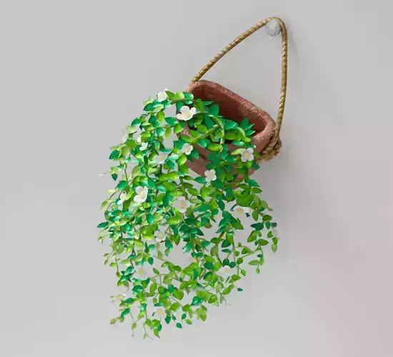 Ornamental Vines Decoration PBR Baked 3D model