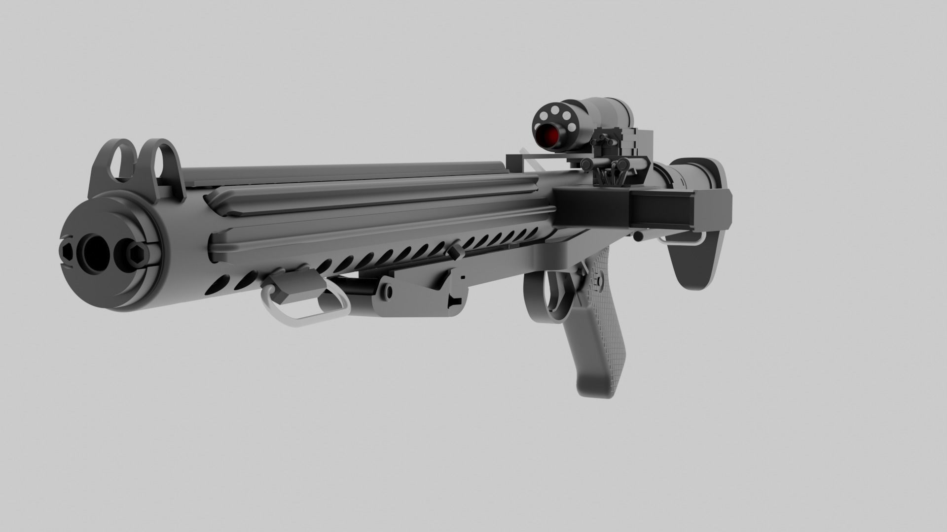 E-10A Blaster Rifle 3D model_7