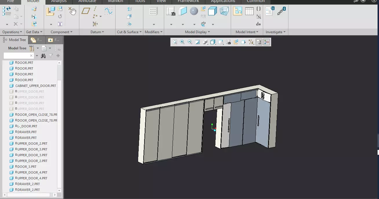 bed room carft  3D model_0