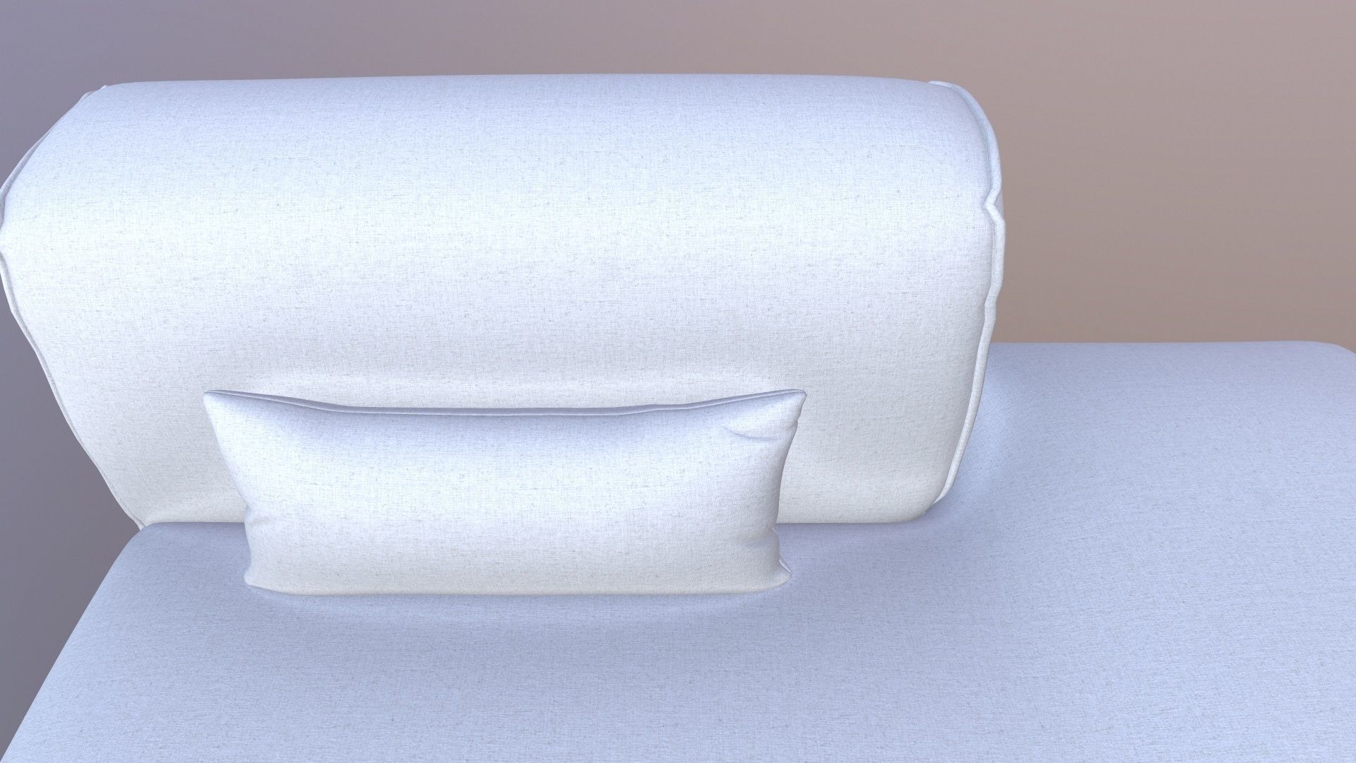 Armless Modular Piece Sofa 3D model_8