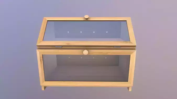 Bamboo Double Layered Bread Box