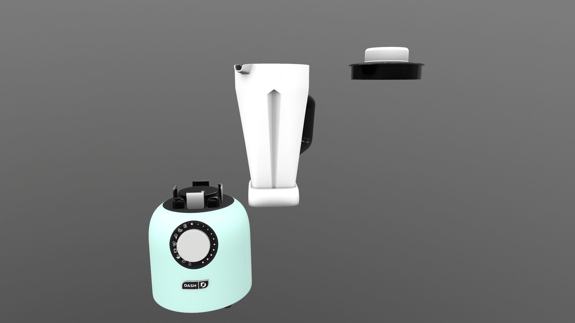 Mixer Grinder 3D model_17