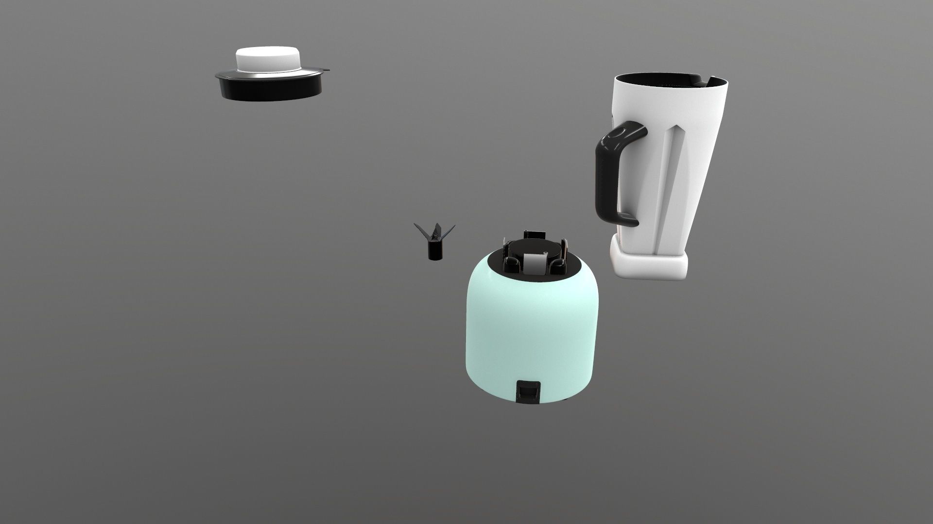 Mixer Grinder 3D model_22
