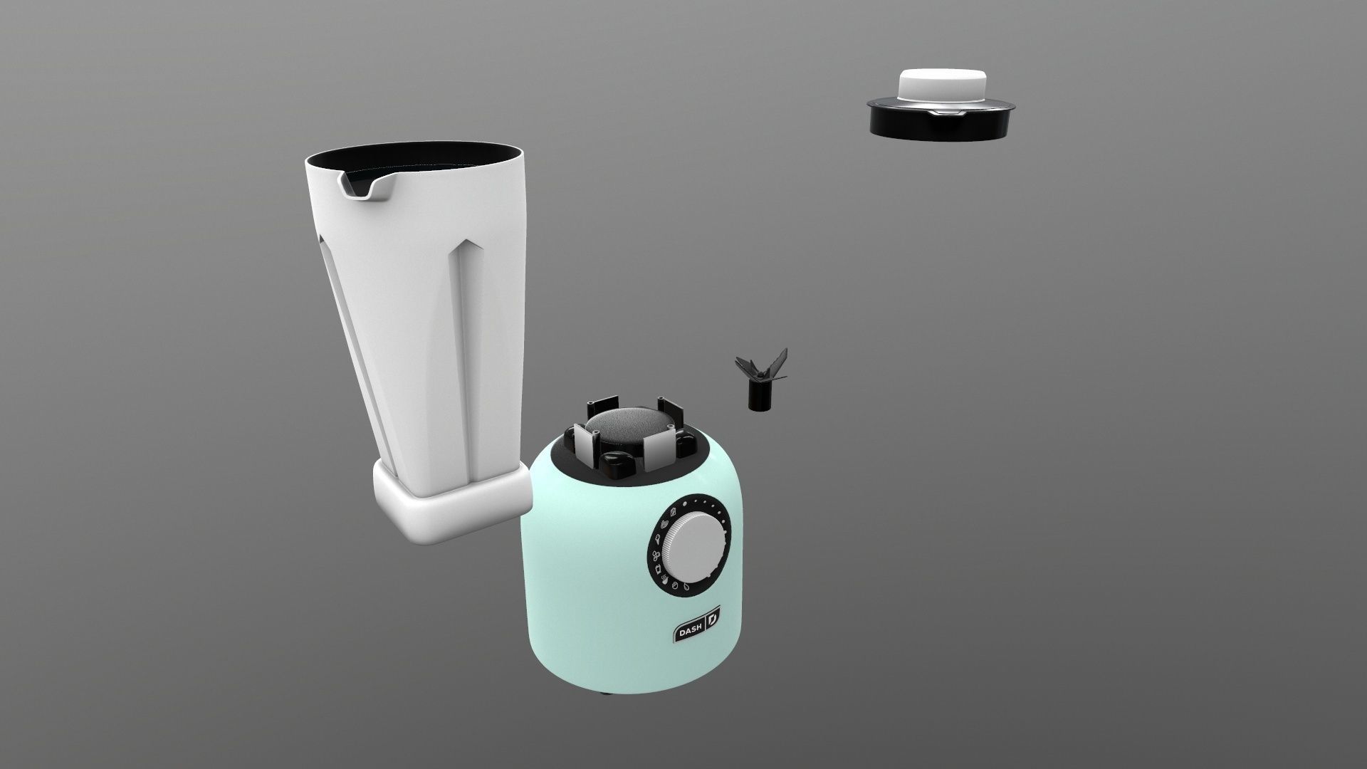 Mixer Grinder 3D model_21
