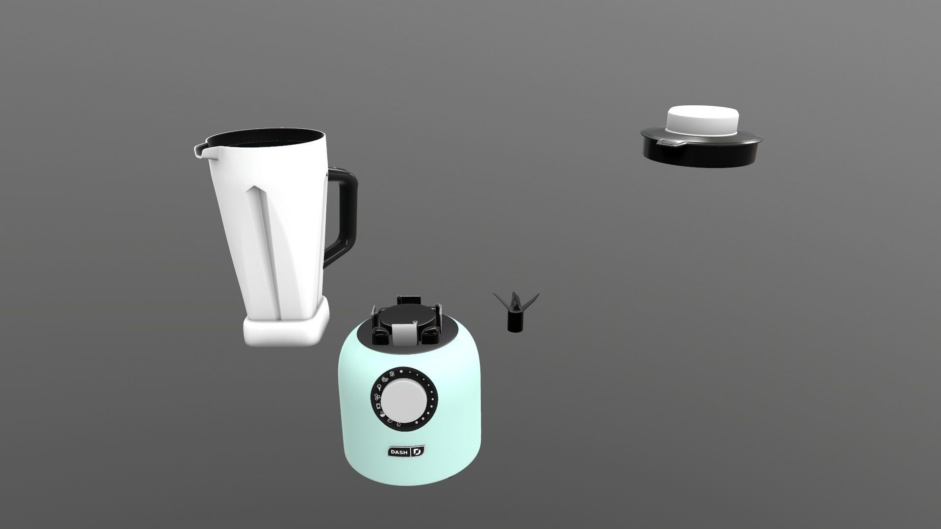 Mixer Grinder 3D model_18