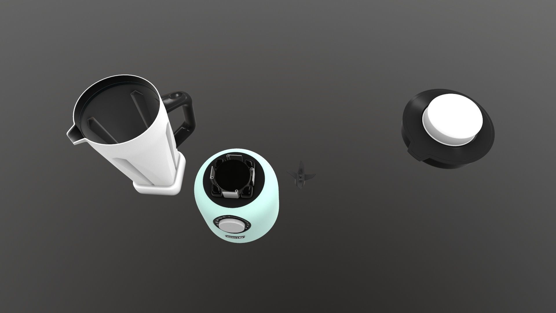 Mixer Grinder 3D model_20