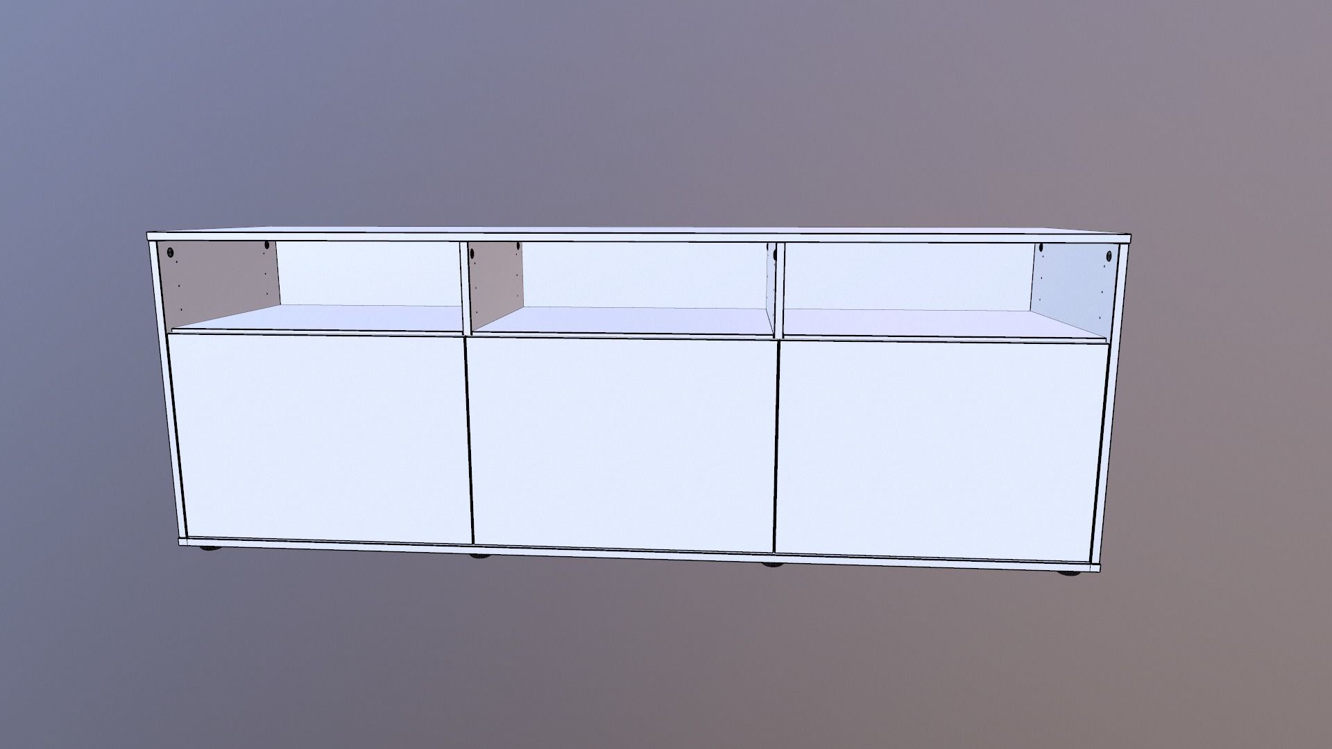 Wooden Rack 3D model_10