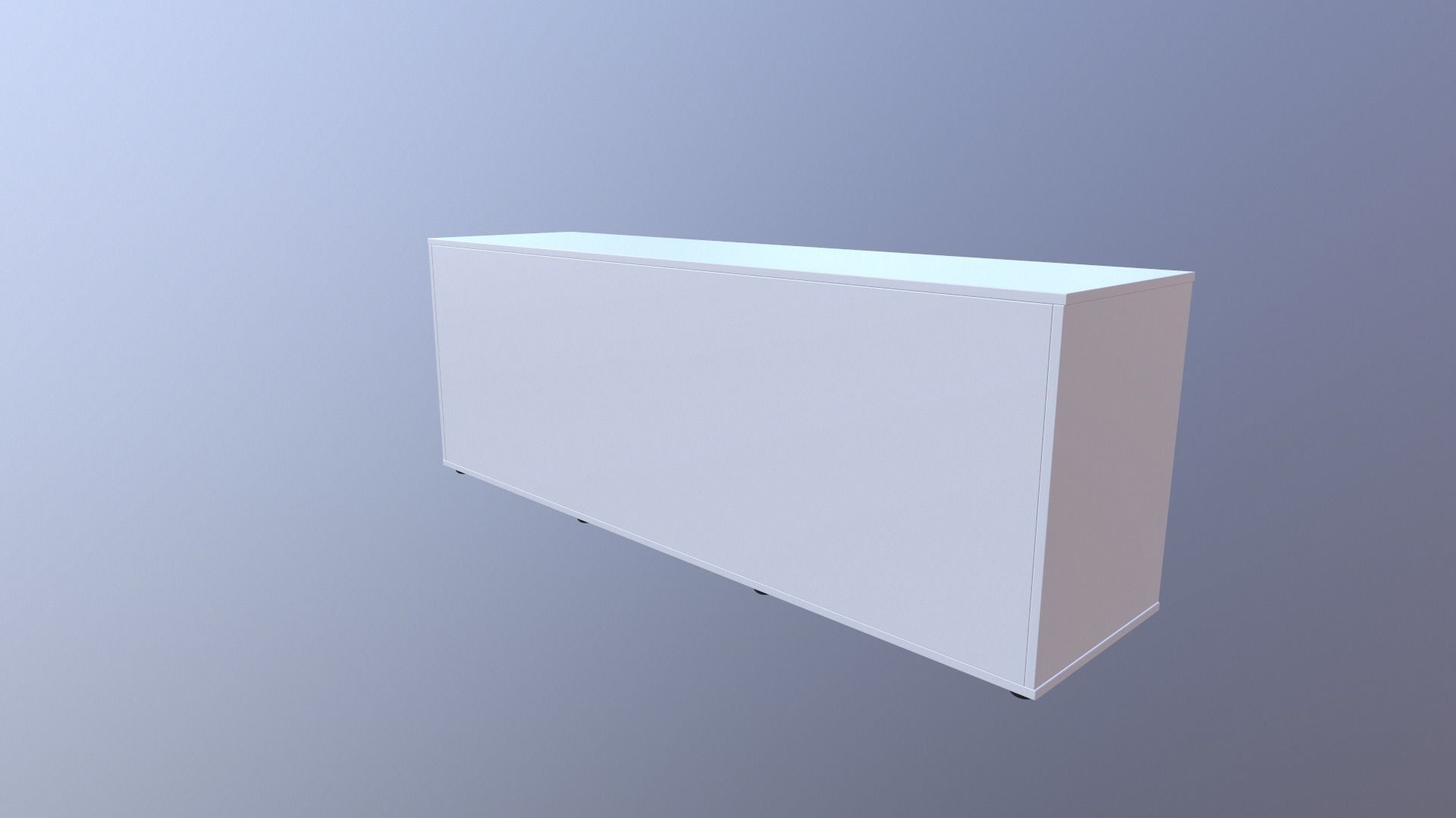 Wooden Rack 3D model_3