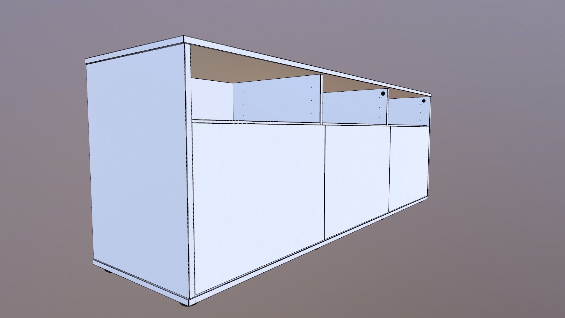 Wooden Rack 3D model_11