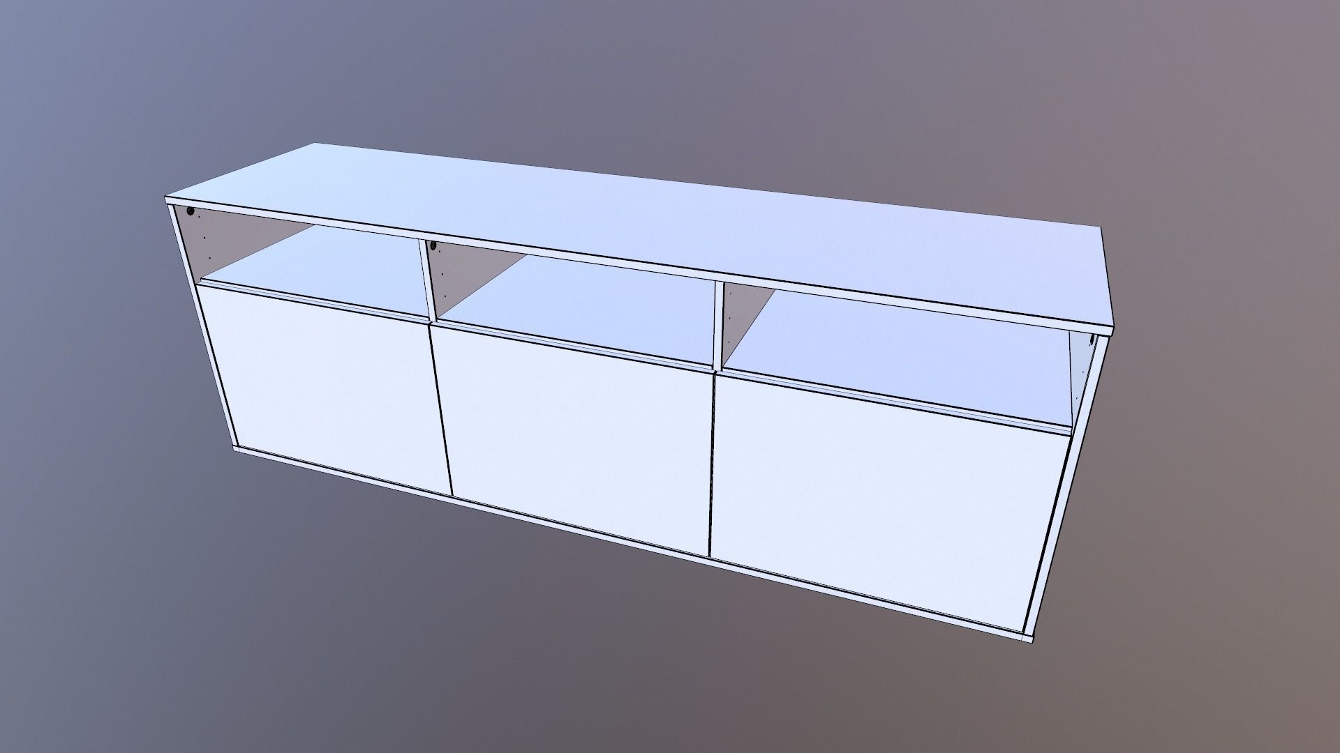 Wooden Rack 3D model_9