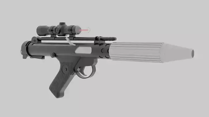 DH-17A Blaster 3D model
