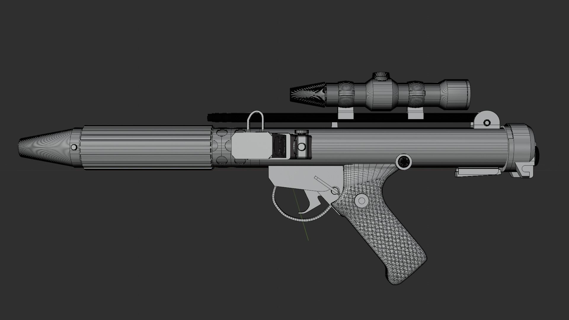DH-17A Blaster 3D model_4