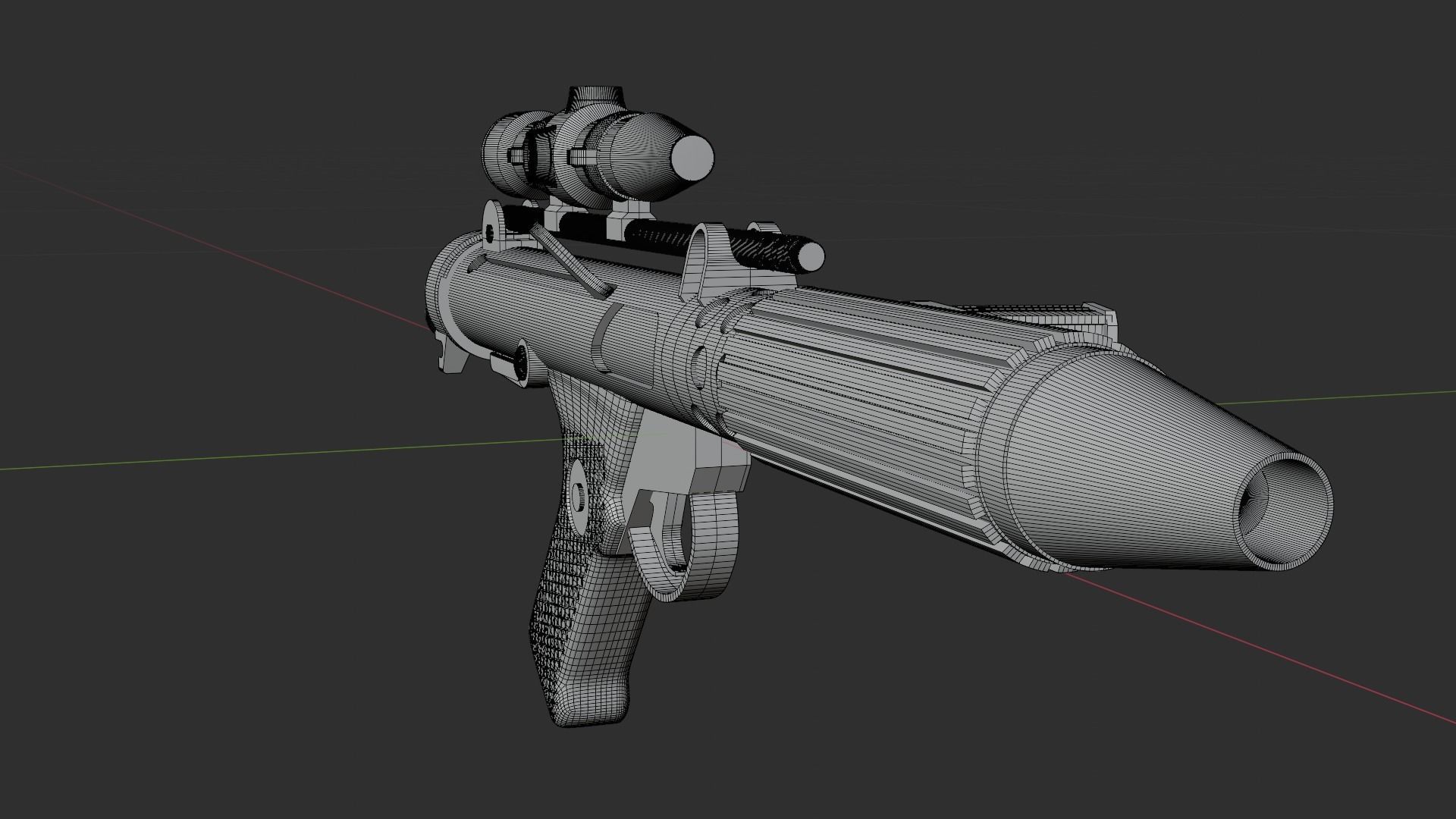 DH-17A Blaster 3D model_6