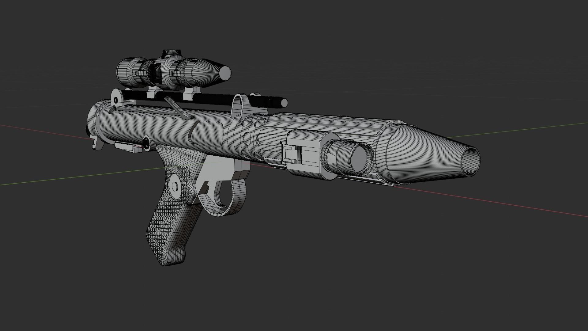 DH-17A Blaster 3D model_14