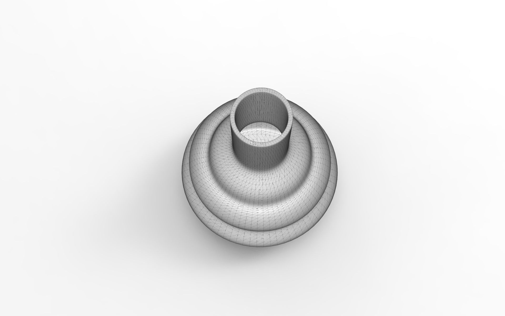 Klo Vase Low-poly 3D model_6