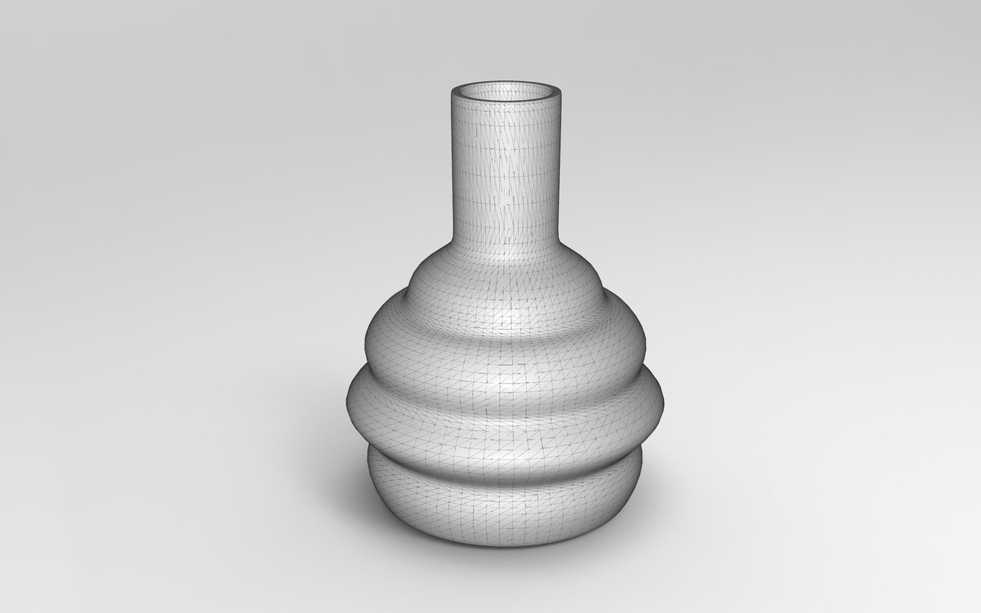 Klo Vase Low-poly 3D model_5